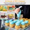 Eggracks by Global Phoenix 24Pcs Cake Decorating Supplies kit Stainless Steel DIY Baking Supplies Icing Tips